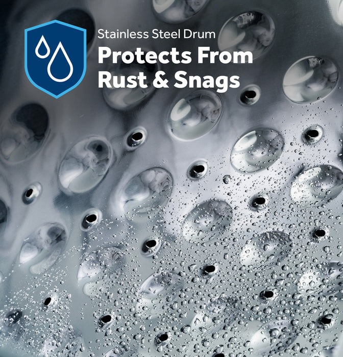 GE® 4.6 cu. ft. Capacity Washer with Stainless Steel Basket,Cold Plus and Wash Boost