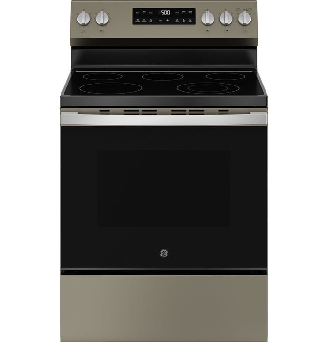 GE® 30" Free-Standing Electric Range with Crisp Mode
