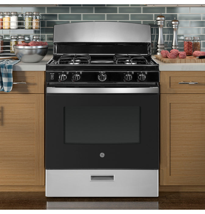 GE® 30" Free-Standing Gas Range