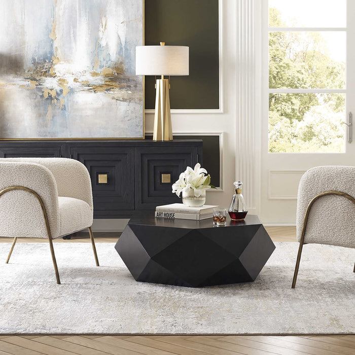 VOLKER SMALL COFFEE TABLE, BLACK