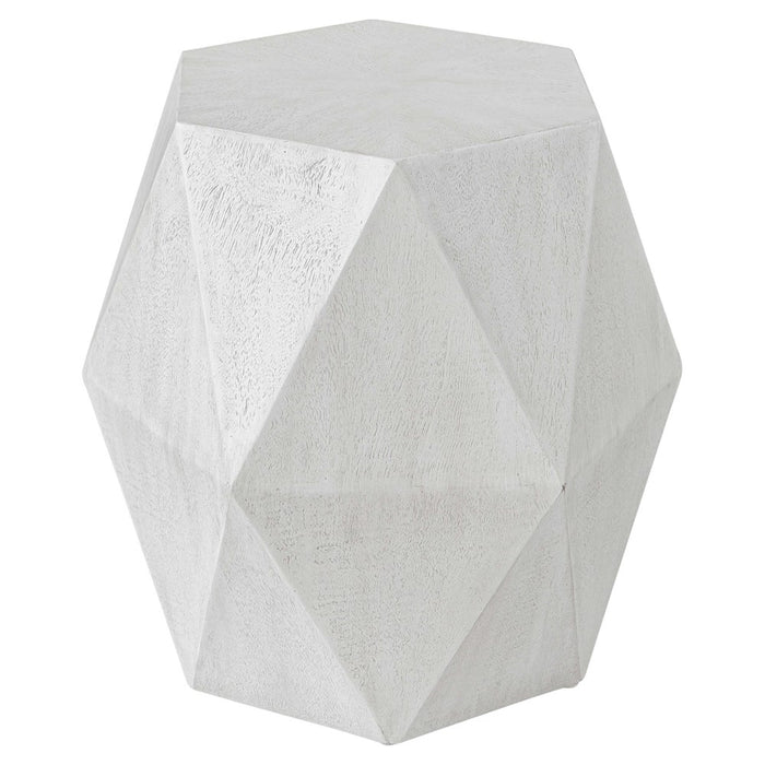 VOLKER ACCENT TABLE, WHITE