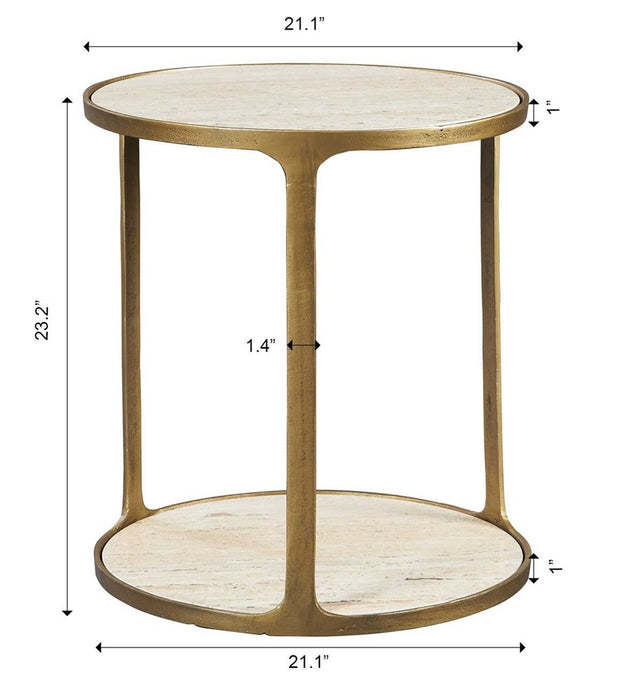 CLENCH SIDE TABLE, 2 CARTONS