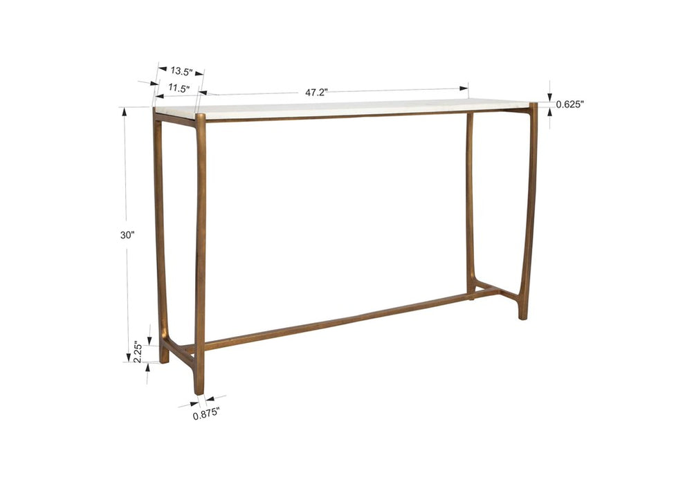 AFFINITY CONSOLE TABLE, 2 CARTONS