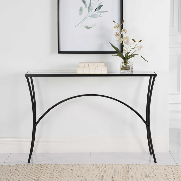 ALAYNA CONSOLE TABLE, BLACK