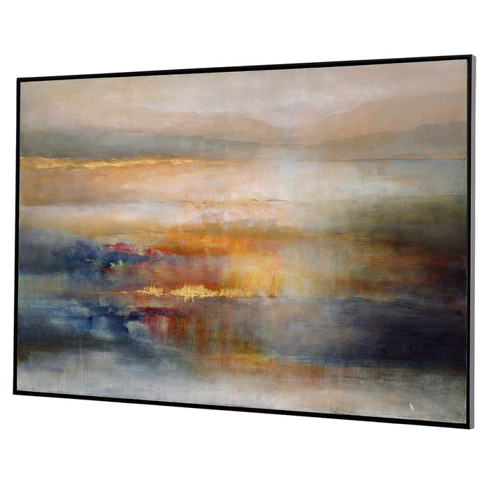 SEAFARING DUSK HAND PAINTED CANVAS