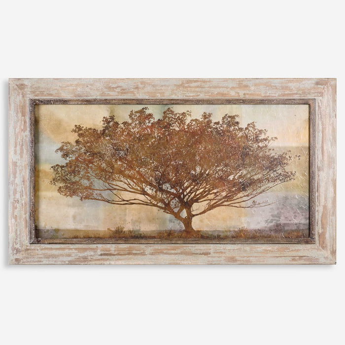 AUTUMN RADIANCE SEPIA OIL REPRODUCTION