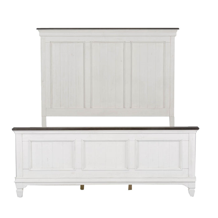 Allyson Park - King Panel Bed, Dresser & Mirror, Chest, Night Stand