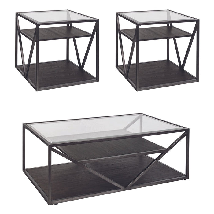 Arista - 3 Piece Set (1-Cocktail 2-End Tables)