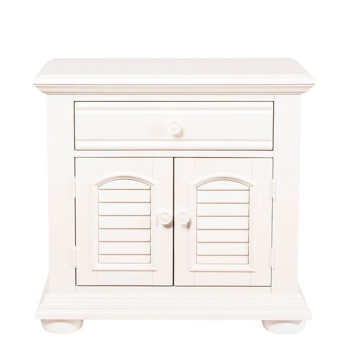 Summer House I - King Panel Bed, Dresser & Mirror, Night Stand