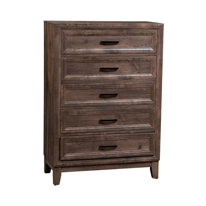 Ridgecrest - King Panel Bed, Dresser & Mirror, Chest