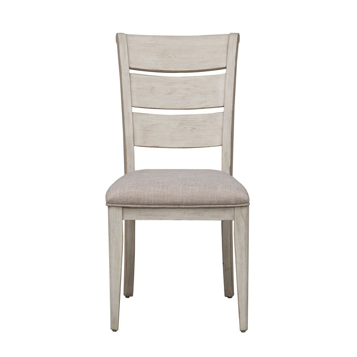 Farmhouse Reimagined - Ladder Back Uph Side Chair (RTA)