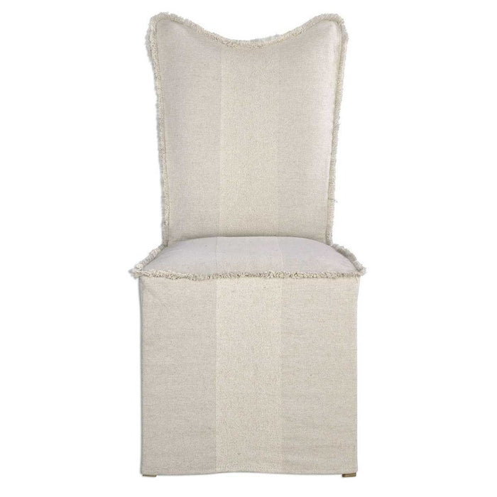 Lenore Armless Chair, Flax, 2 Per Box, Priced Each