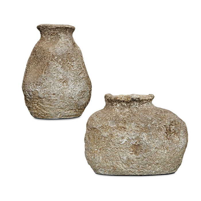 Ancient Echos Outdoor Vases, S/2
