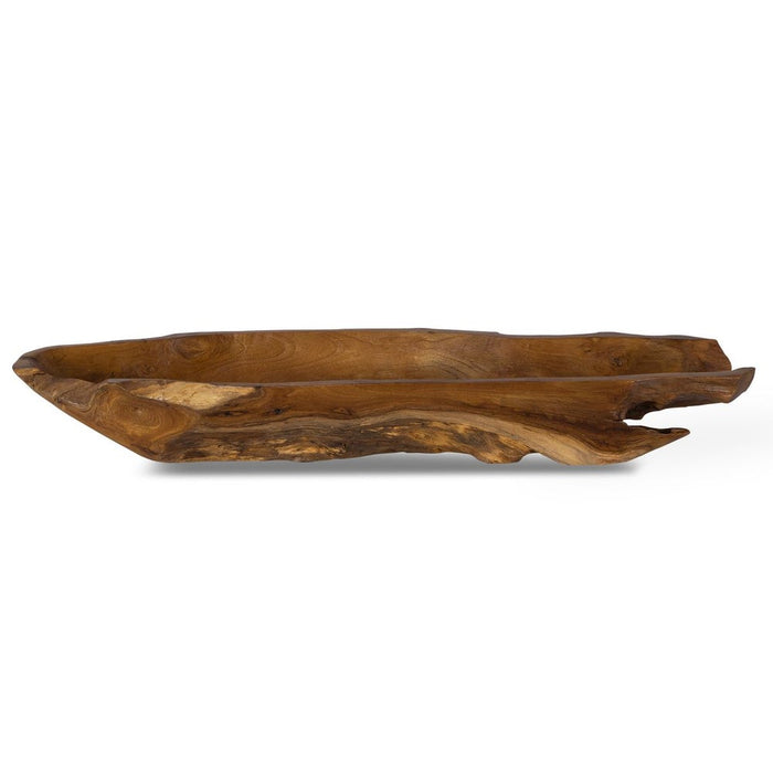 Teak Leaf Outdoor Bowl