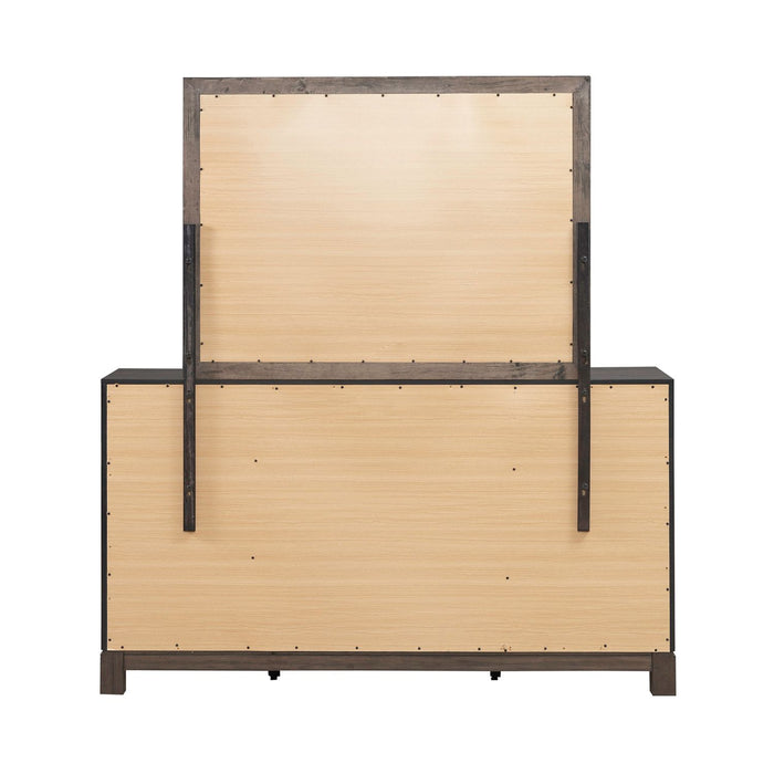 Modern Edge - Dresser & Mirror