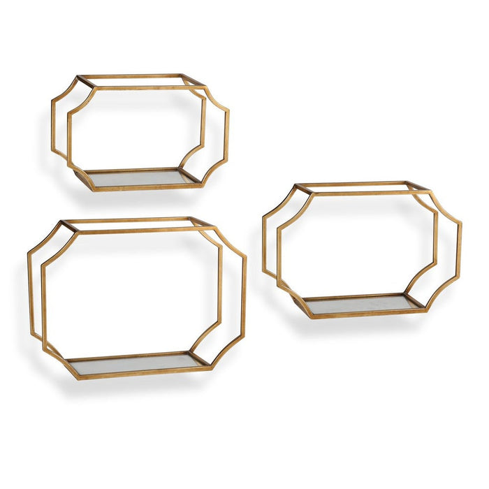 Lindee Wall Shelves, S/3