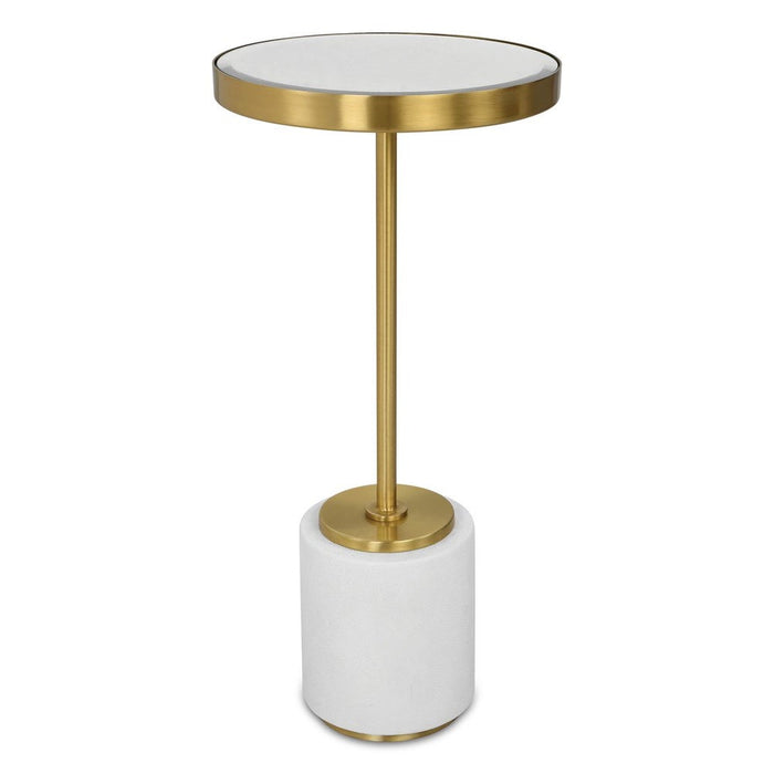 Laurier Drink Table, White