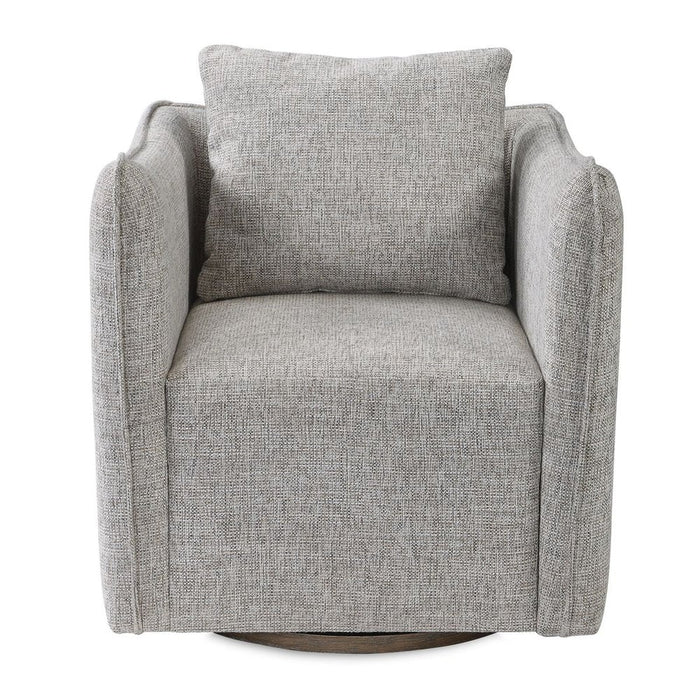 Corben Swivel Chair, Stone