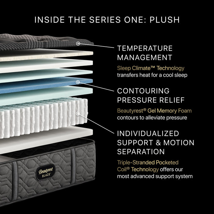 Beautyrest Black Beautyrest Black - Series One Plush / King