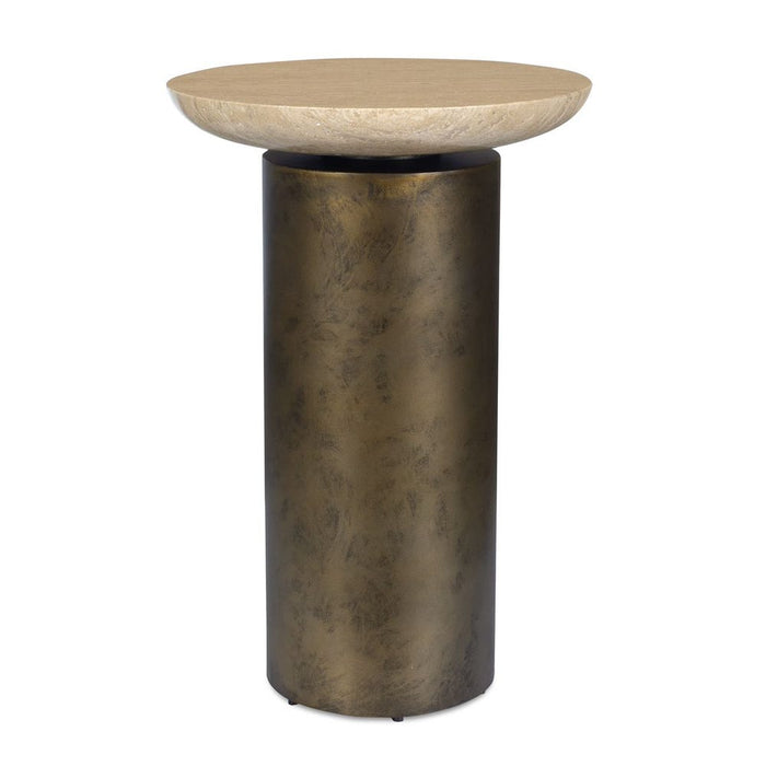 Oslo Outdoor Accent Table, Brass, 2 Cartons