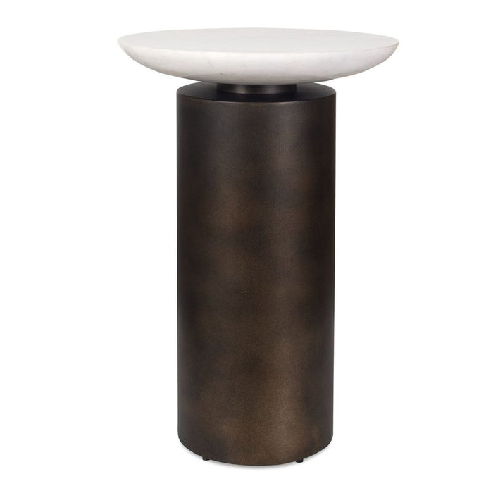 Olso Outdoor Accent Table, Bronze, 2 Cartons