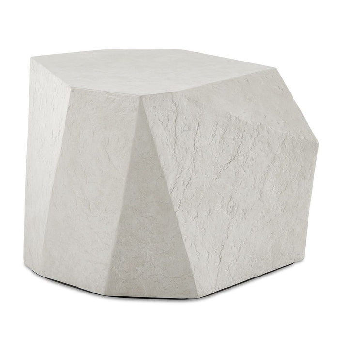 Parra Outdoor Side Table, Limestone
