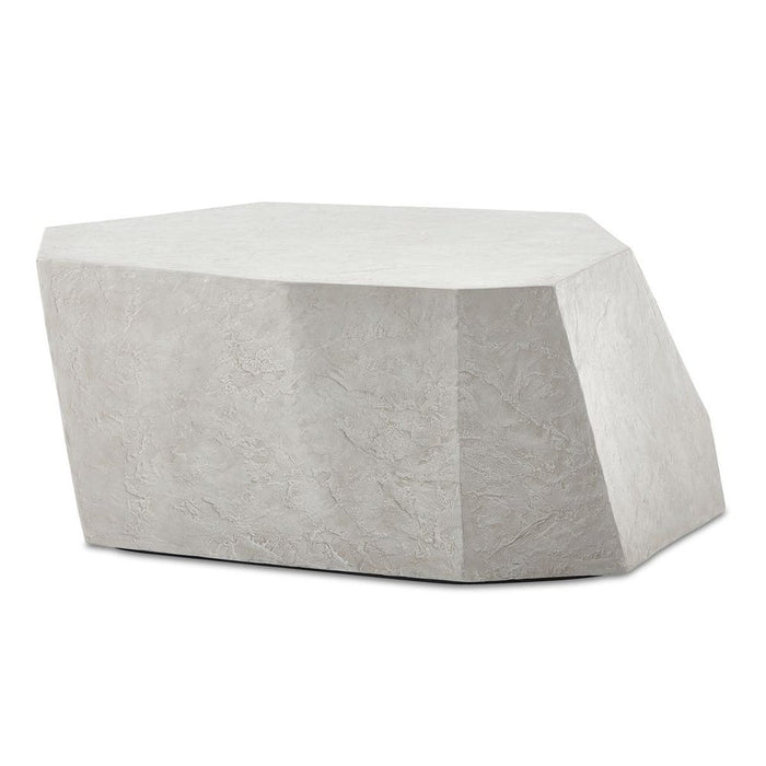 Parra Outdoor Coffee Table, Limestone