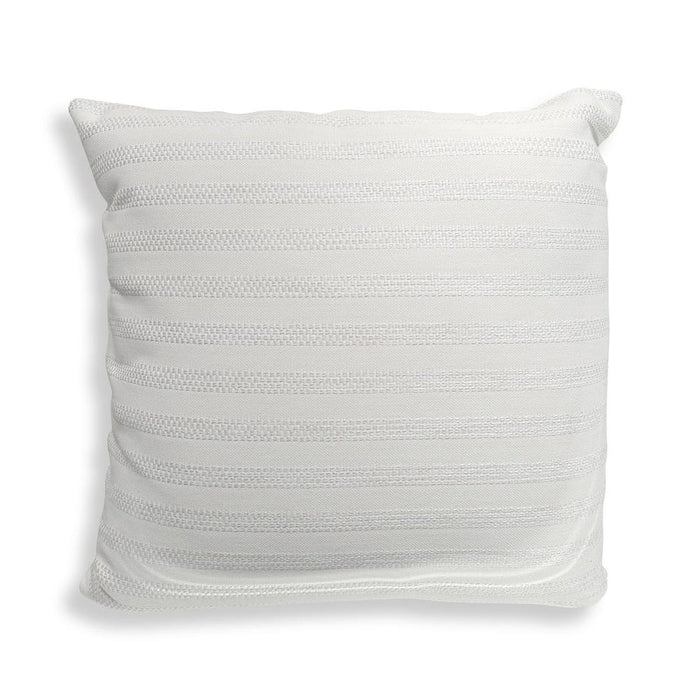 Basket Stripe Outdoor Pillow - Ivory