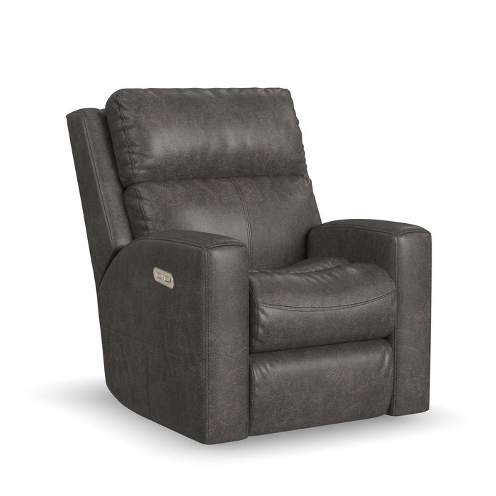 Score Leather Power Recliner with Power Headrest