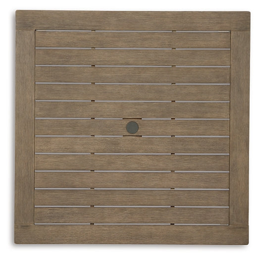 Aria Plains Square Dining Table w/UMB OPT