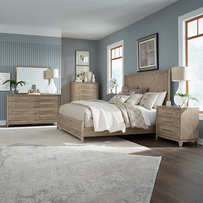 Brentwood - King Panel Bed, Dresser & Mirror, Chest, Night Stand