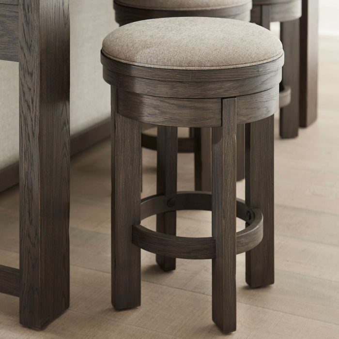 Lennox Hill - Uph Swivel Console Stool