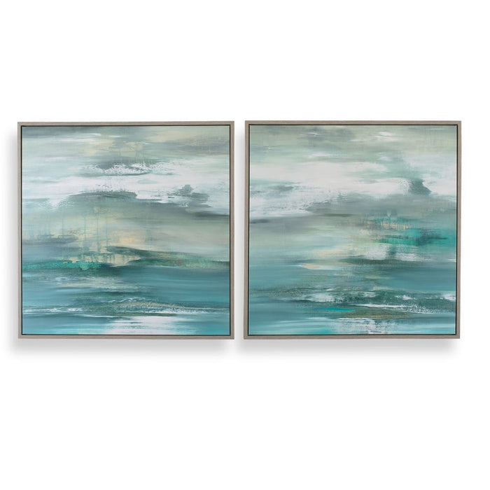 Tranquil State of Mind, Framed Canvases, S/2
