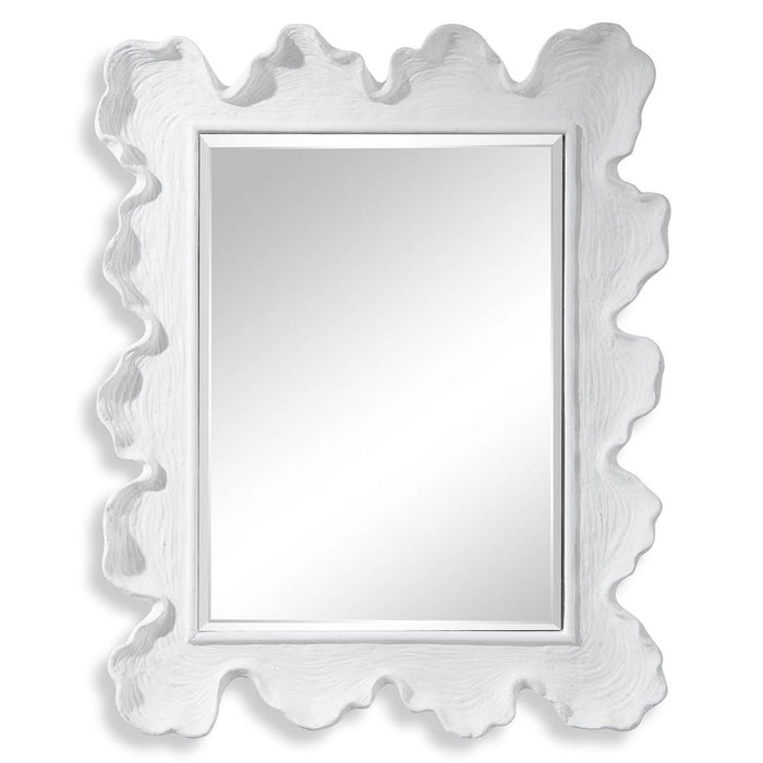 Sea Coral Mirror, White
