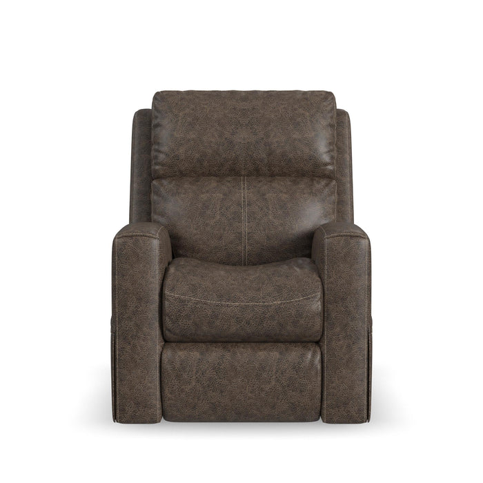 Score Fabric & Leather Power Lift Recliner with Power Headrest & Lumbar