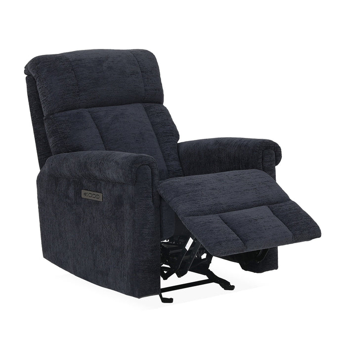 Classic Fabric Power Gliding Recliner with Power Headrest & Lumbar