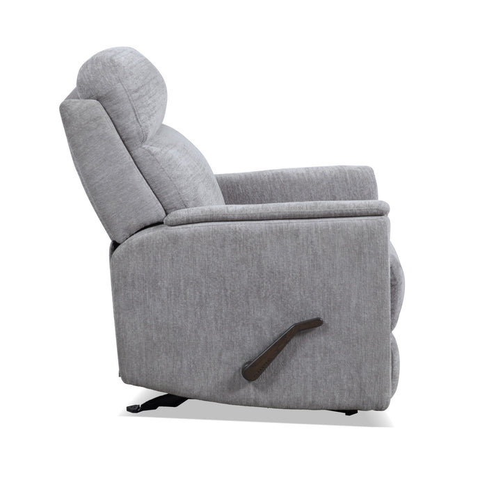 Compact Fabric Gliding Recliner
