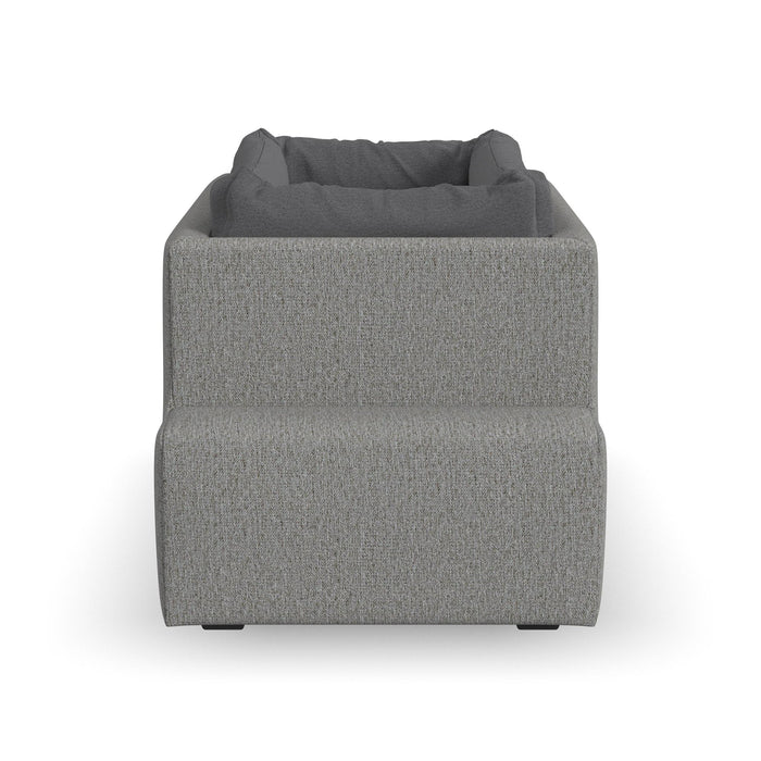 Flex Gray Fabric Pet Bed Hub