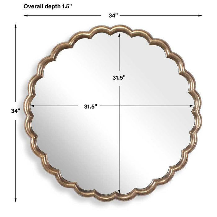 Cerrito Round Mirror