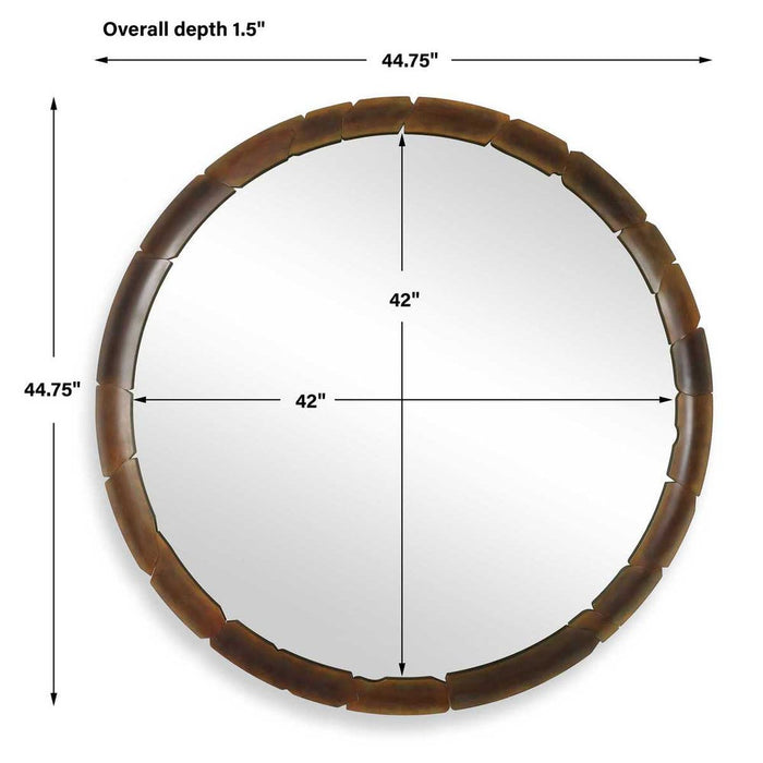 Auger Round Mirror