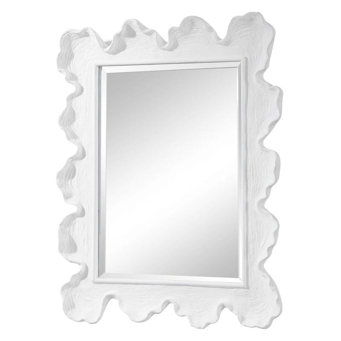 Sea Coral Mirror, White