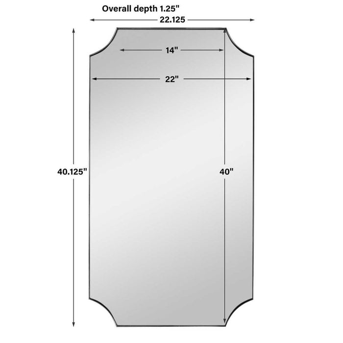 Lennox Mirror, Nickel