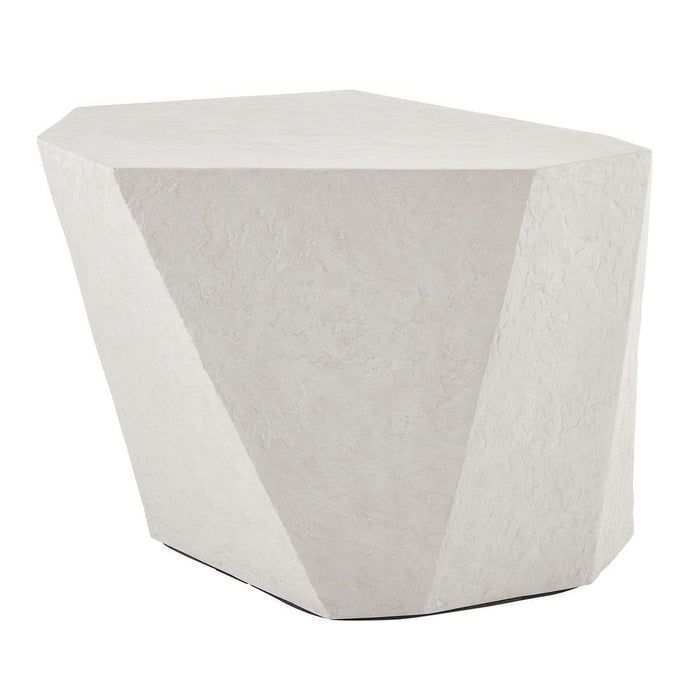 Parra Outdoor Side Table, Limestone