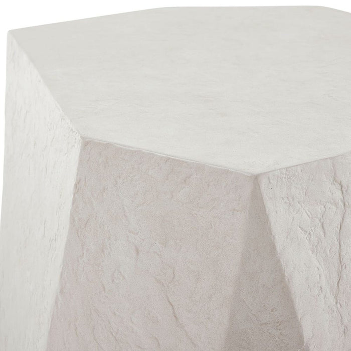 Parra Outdoor Side Table, Limestone