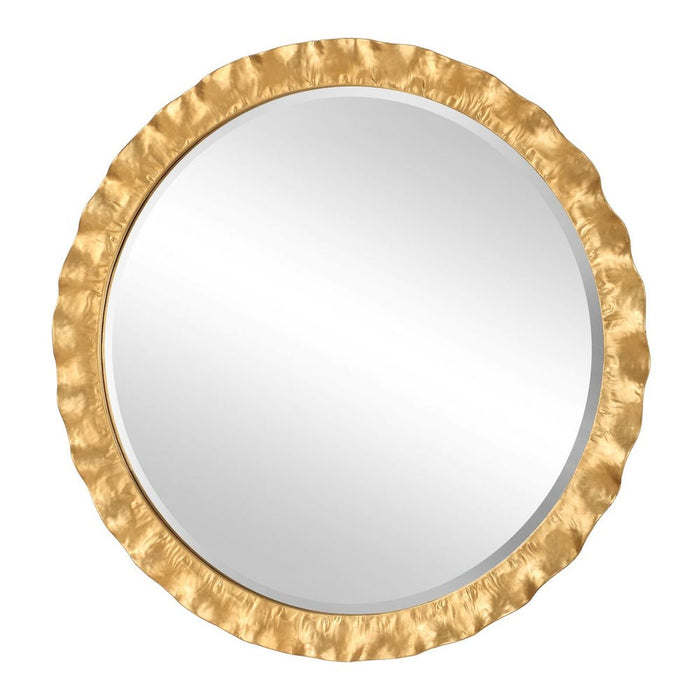 Haya Round Mirror, Gold