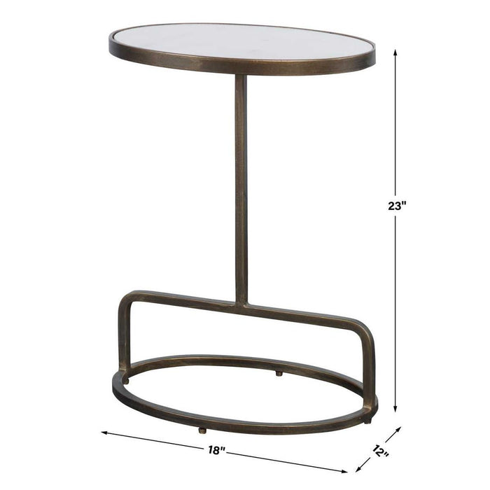 Jessenia Accent Table, Marble