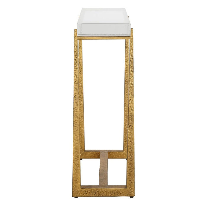 Midas Accent Table, Gold