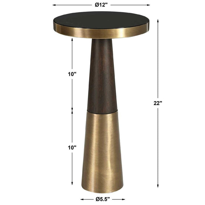 Fortier Accent Table, Espresso