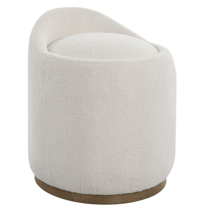 Swirl Swivel Ottoman