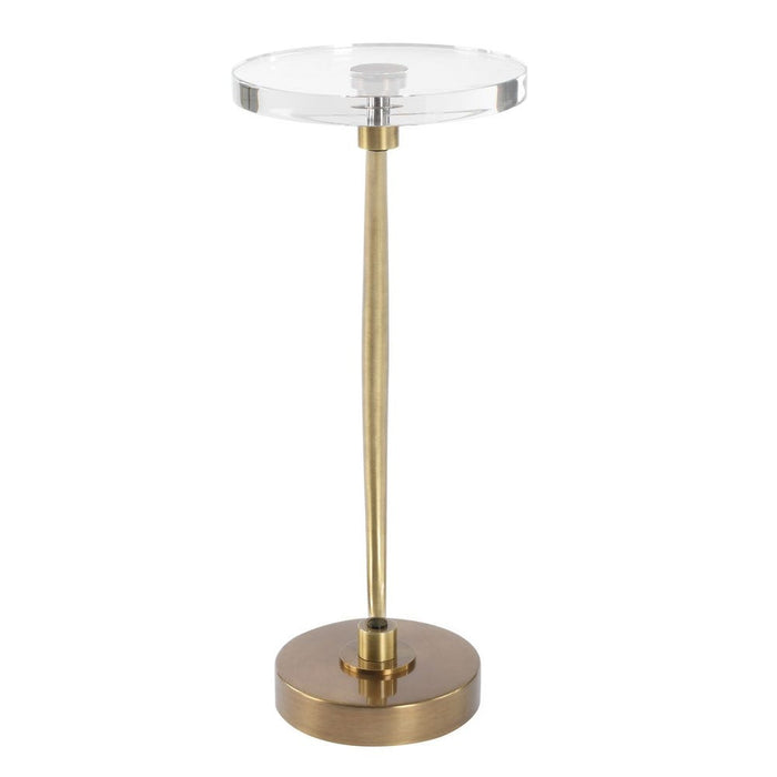 Waveney Drink Table, Brass